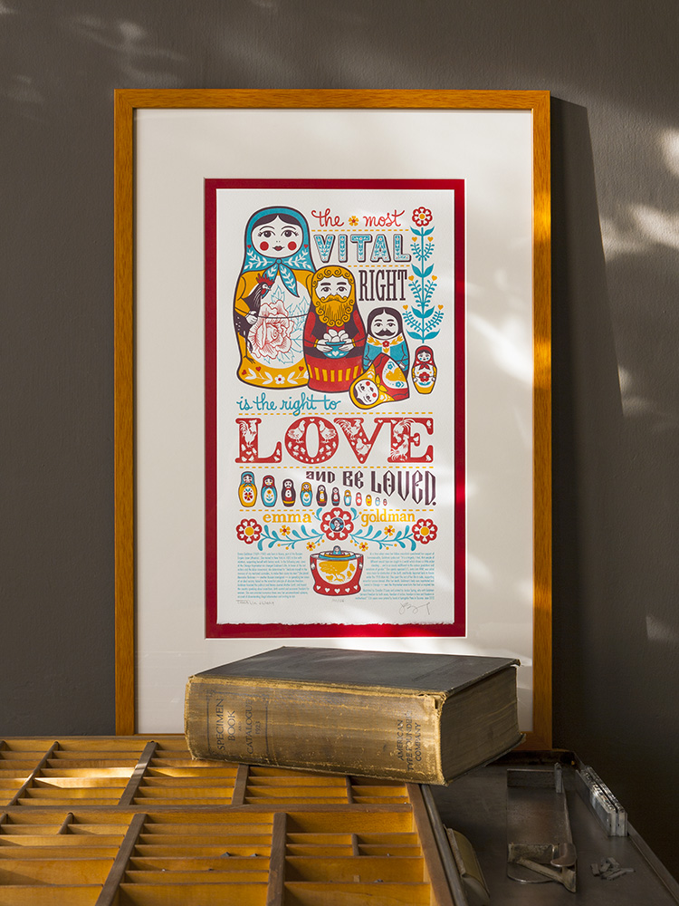 Panorama Framing Inc Custom Picture In Oakland Ca Letterpress Print