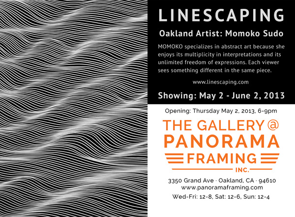Momoko Sudo Art Show at Panorama Framing!