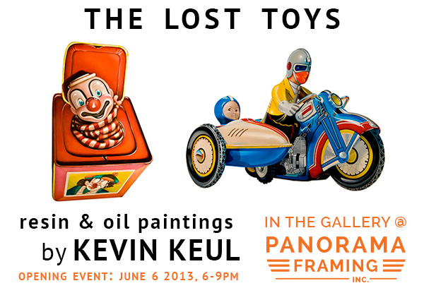 The Lost Toys by Kevin Keul in the Gallery at Panorama Framing